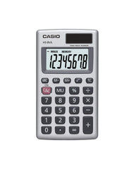 CASIO Basic Pocket Size 8-Digit Solar Calculator (HS-8VA)