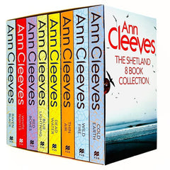 Ann Cleeves Shetland Series Collection 7 Books Set Cold Earth, Thin Air (1-7)