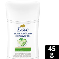 DOVE Women's Advanced Care Antiperspirant Stick Cool Essentials, 45g