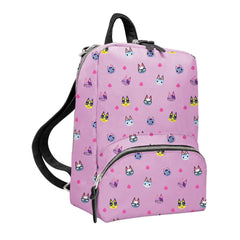 Controller Gear Animal Crossing - Small Backpack Mini Bookbag Travel Bag for Console & Accessories - Tom Nook Quilted