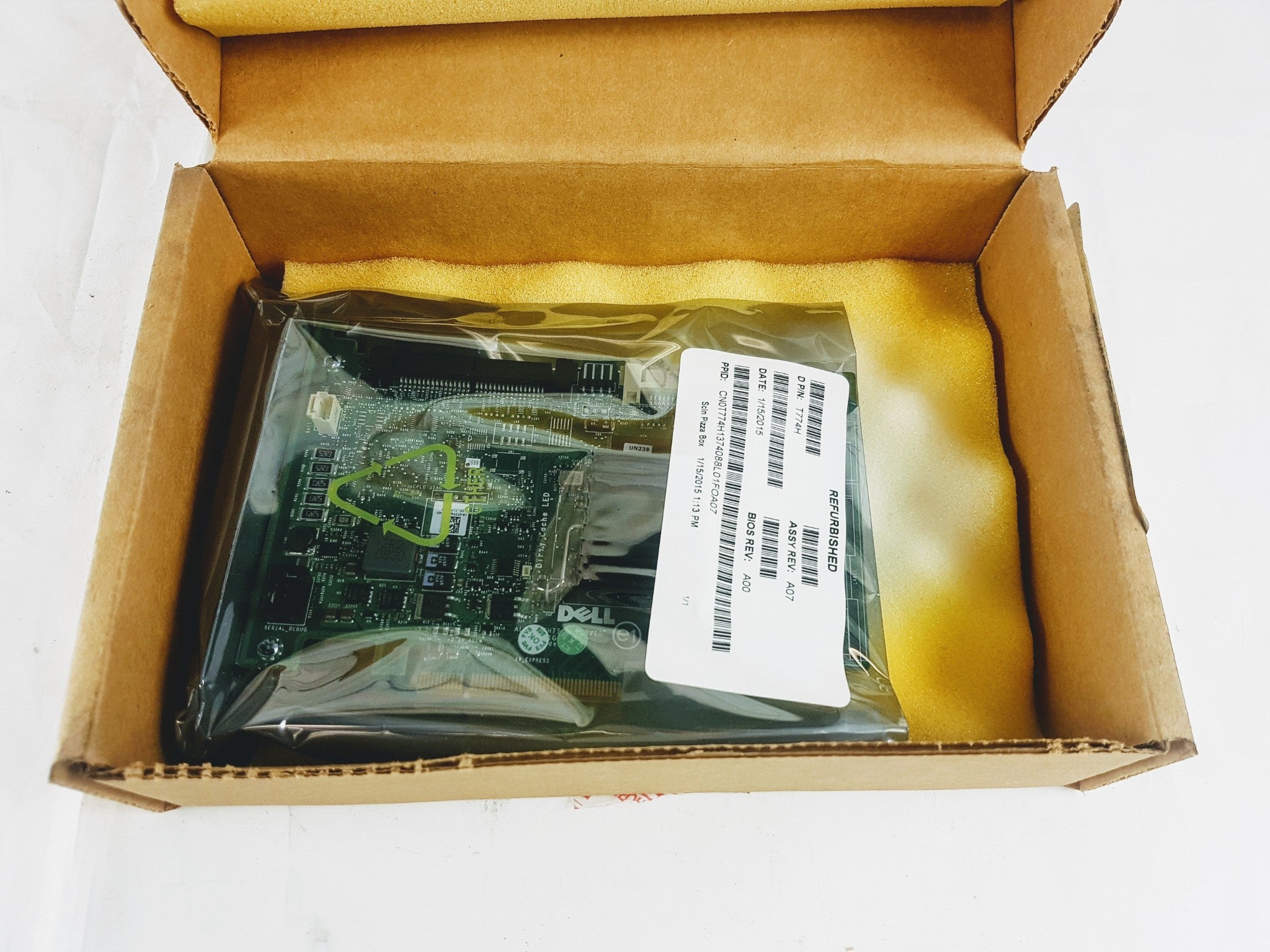 DELL T774H PowerEdge PERC 6/i PCI Express x8 SAS RAID Card