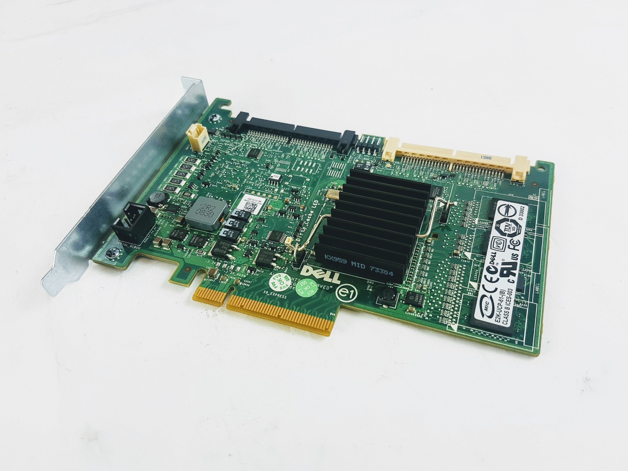 DELL T774H PowerEdge PERC 6/i PCI Express x8 SAS RAID Card