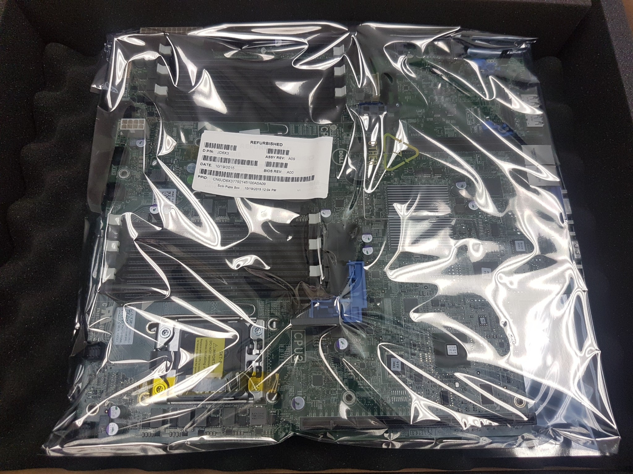 DELL JD6X3 SERVER BOARD FOR 2-SOCKET LGA1155 W/O CPU POWEREDGE R410