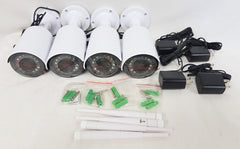 4 X Lorex 1080p HD Wireless CCTV Security Camera LWU3720 SERIES LWU3724