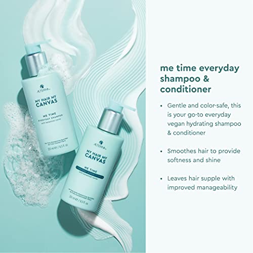 Alterna 251ml My Hair My Canvas Me Time Everyday Vegan Color-Safe Shampoo | Moisturizing & Enhances Hair Shine | Sulfate & Paraben Free
