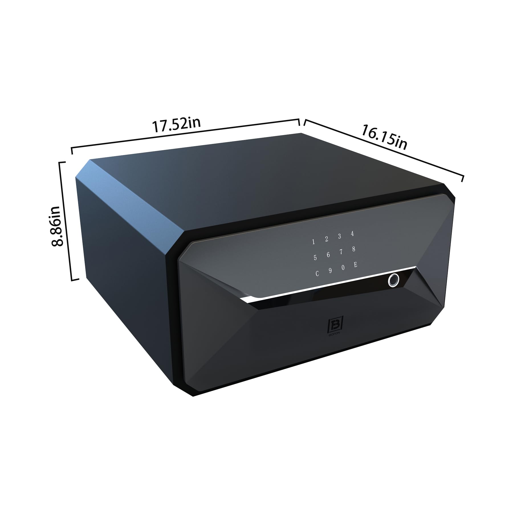 BOFON Y-Series Home 1.45 Cubic Fingerprint Smart Safe Box Security Box with Key