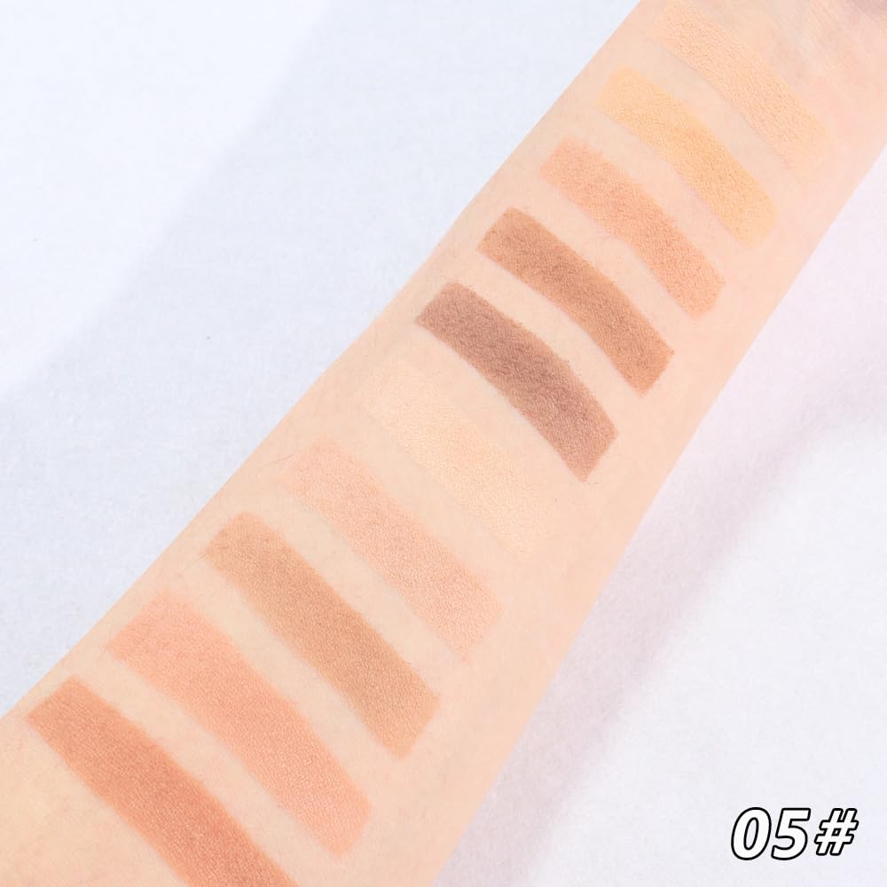 DIKALU Waterproof Vegan Cruelty-free 10 Colors Neutral Nude Pink Matte Eyeshadow Palette, X004SW0R0V
