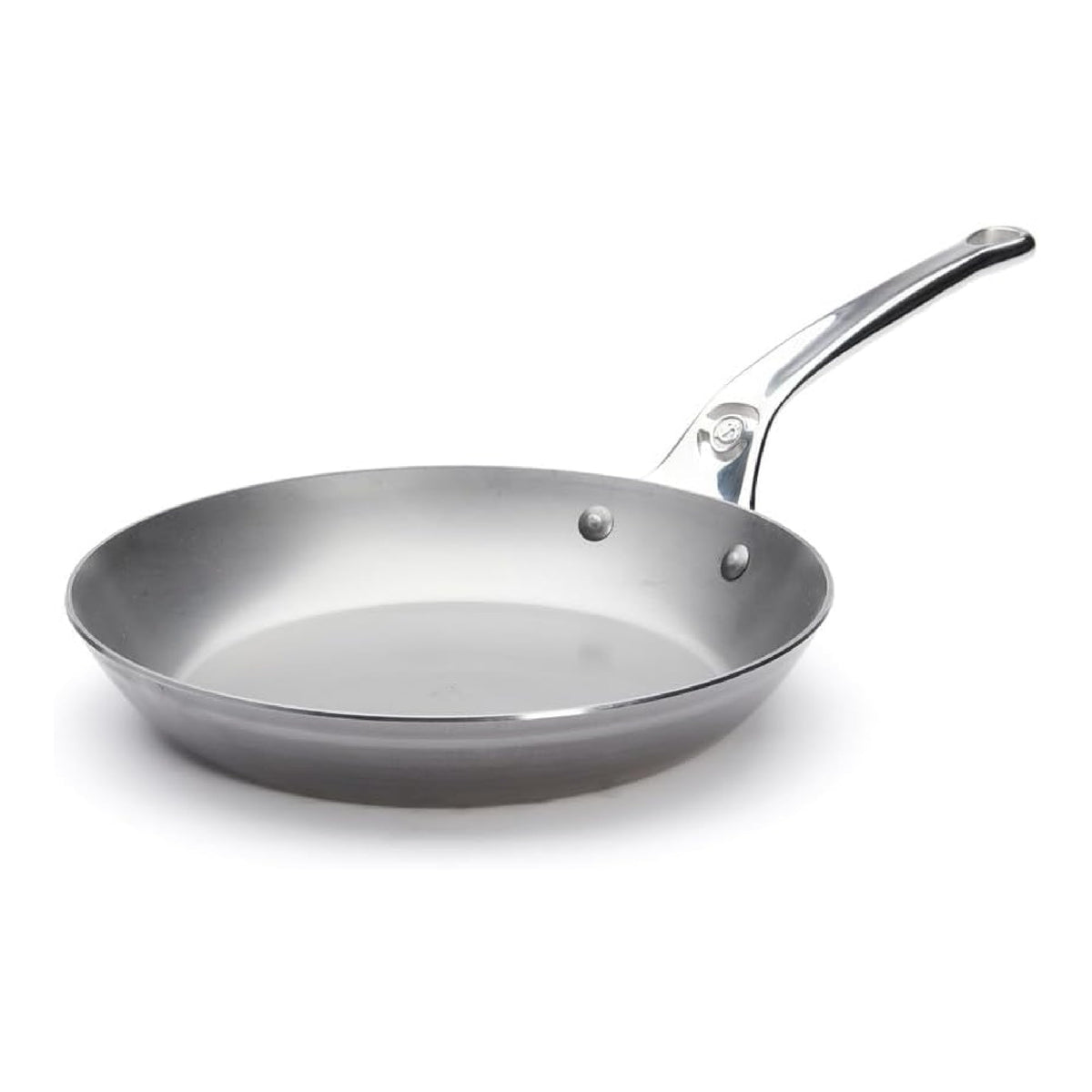 de Buyer MINERAL B Pro Carbon Steel 9.5” Diameter, 6.9” Cooking Surface Fry Pan, Made in France