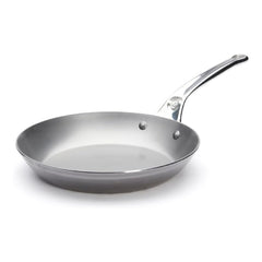 de Buyer MINERAL B Pro Carbon Steel 9.5” Diameter, 6.9” Cooking Surface Fry Pan, Made in France