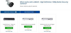 4X Lorex LAB223B High Definition 1080p Bullet Security Camera + cable NEW