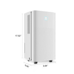 1750 Sq. Ft Ukoke Portable Dehumidifier for Medium Spaces | Efficient 32 Pints/Day Dehumidification, 3 Smart modes, Auto Drainage | Whisper-Quiet, Ideal for Basements, Bedrooms, RV
