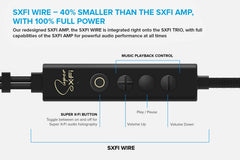 Creative SXFI Trio Triple-Driver in-Ear USB-C Headphones with Super X-Fi Audio Holography, 3D Surround Sound, Up to 100 dB SNR, Kevlar Cable with SXFI Wire, Built-in Mic, AuraSeal Noise Isolation
