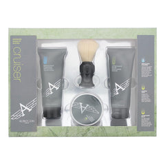 Cruiser by Aubusson, 4 Piece Grooming Advanced Shave Set for Men