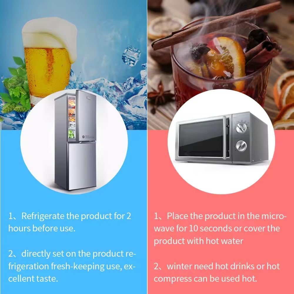 COLDCHILL 2-PIECE Ice Wine Bag Chiller, (Purple Wine Bag)