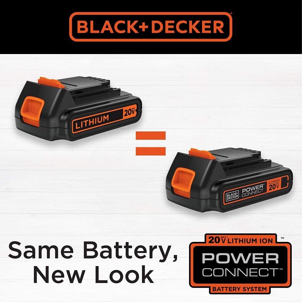 BLACK+DECKER 20V MAX* Cordless Sweeper with Power Boost (LSW321)