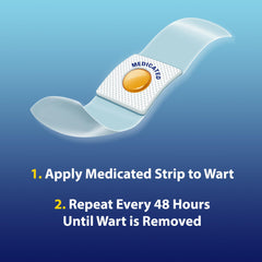 Compound W Wart Remover, Maximum Stength One Step Invisible Pads - 14 Count - Salicylic Acid Wart Remover, For Treatment & Common/Plantar Wart Removal