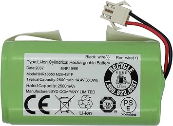 BAKTH ROBOVAC/ECOVACS 2600MAH LI-ION BATTERY