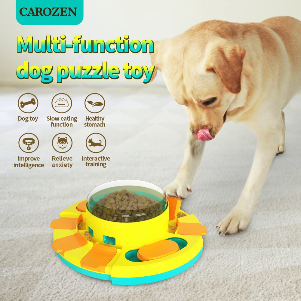 CAROZEN Interactive Toy Puzzle for S/M Dogs Treat Dispenser