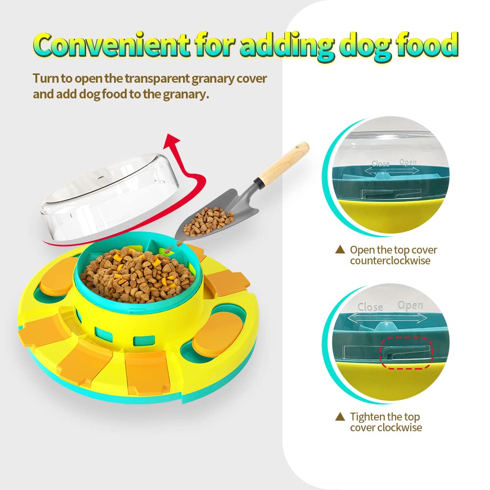 CAROZEN Interactive Toy Puzzle for S/M Dogs Treat Dispenser