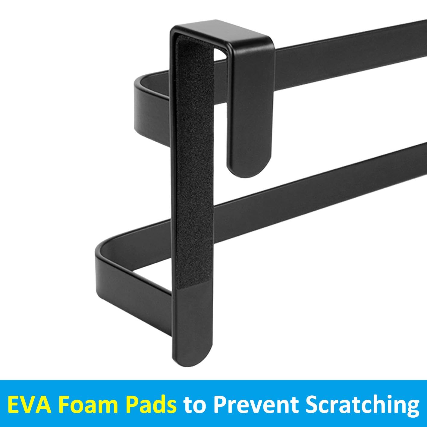 1 Pc Towel Holder for Kitchen Cabinet,Two-Tier Kitchen Towel Rack,Steel Over Cabinet Door Towel Bar,Double Towel Bar Rack,Holds Hand/Dish Towels & Washcloths