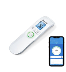 Beurer FT95 Contactless Thermometer with Bluetooth & Free App To Measure And Monitor Temperature With Fever Alert Function And In-Built Memory To Store Your Last 60 Readings