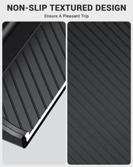 BASENOR Upgraded Tesla Model Y Model 3 Armrest Console Organizer (Carbon Edition) Armrest Storage Box Compatible with Tesla Model Y 2021-2024 Tesla Model 3 2021-2023 Interior Accessories