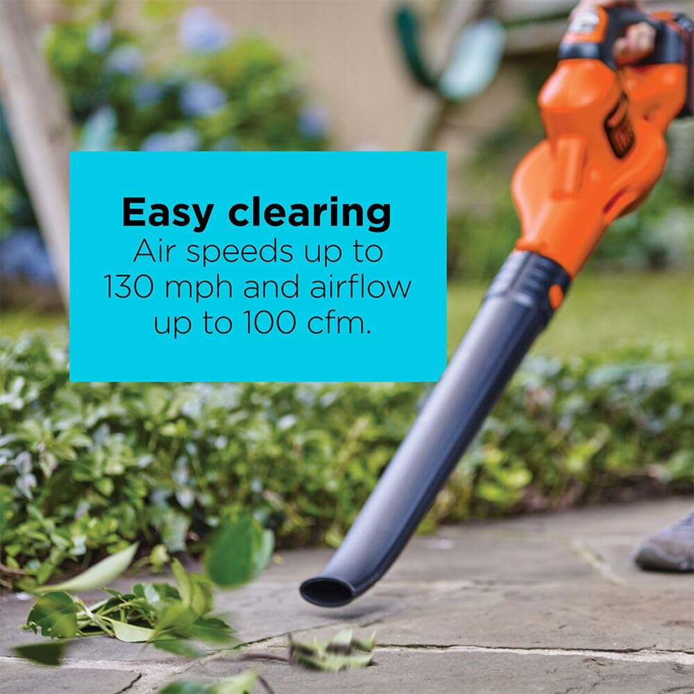 BLACK+DECKER 20V MAX* Cordless Sweeper with Power Boost (LSW321)