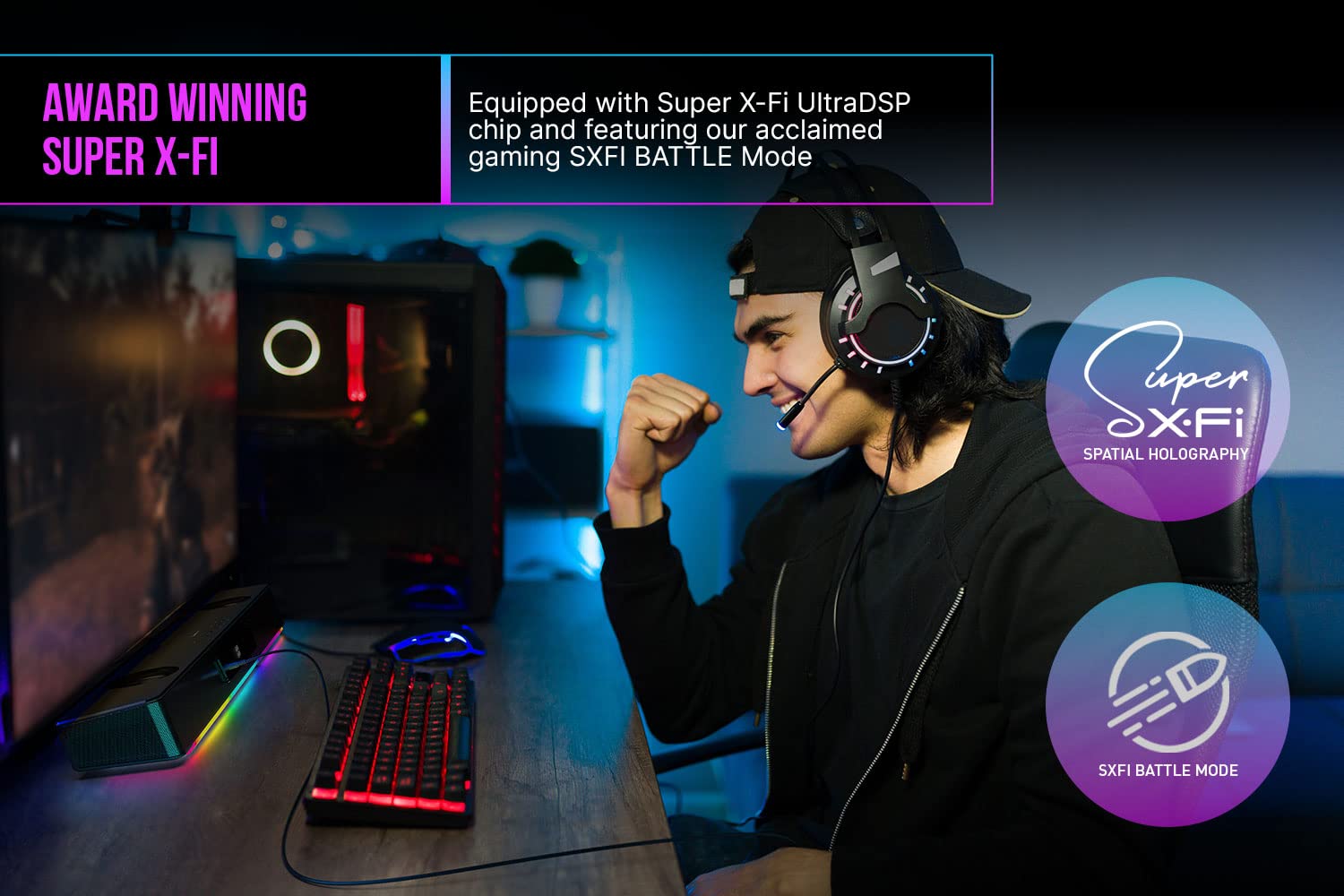 Creative Sound Blaster Katana V2X RGB Gaming Soundbar