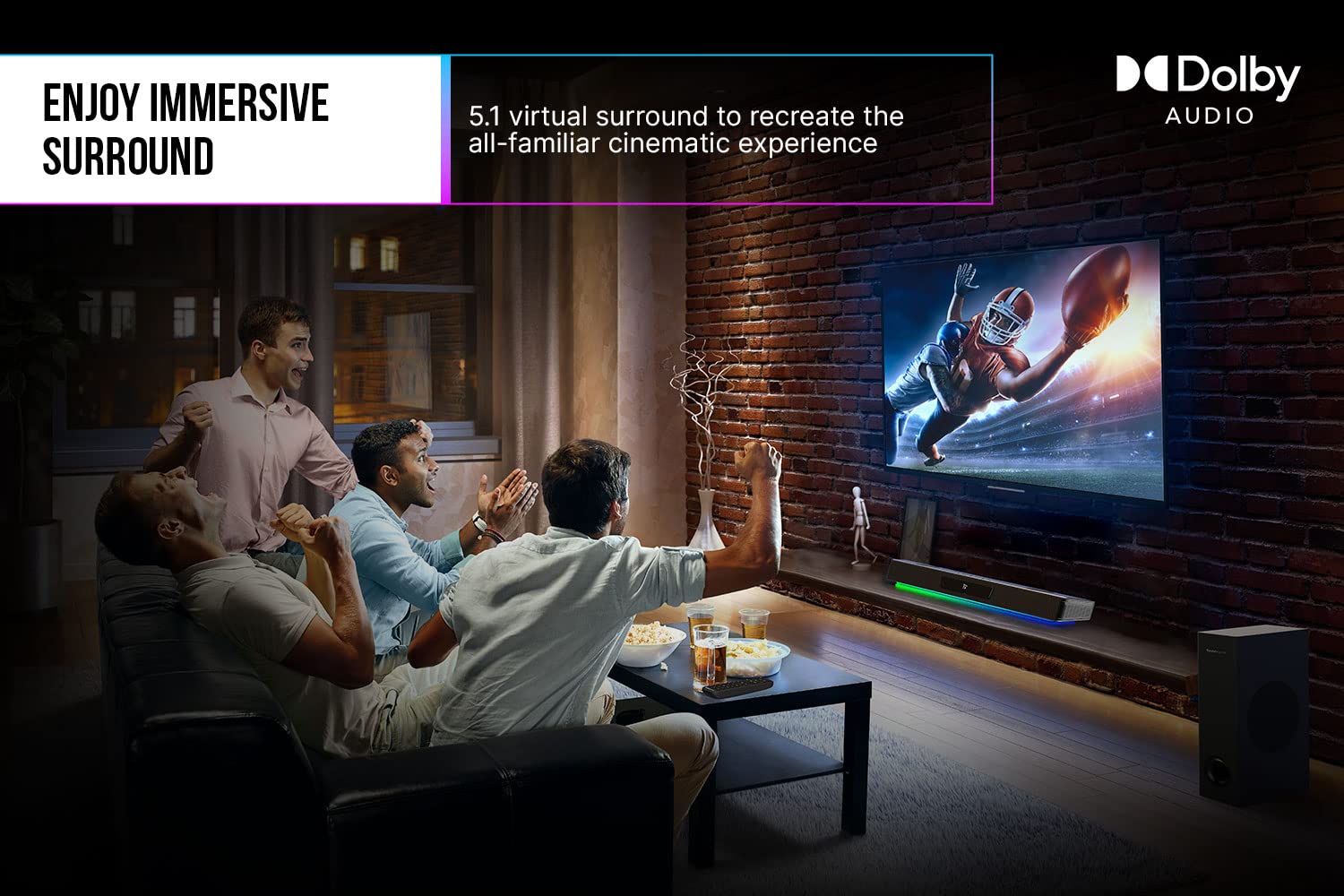 Creative Sound Blaster Katana V2X RGB Gaming Soundbar