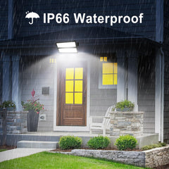 2 Pack 120W IP66 Waterproof Outdoor 16000LM Super Bright LED Garage Light, 5000K Daylight White LED Exterior Light