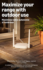 Blink Outdoor XR+ — Extended Range Wireless Outdoor 4 Camera with 10x security coverage powered by Blink's proprietary XR technology — 2 camera system