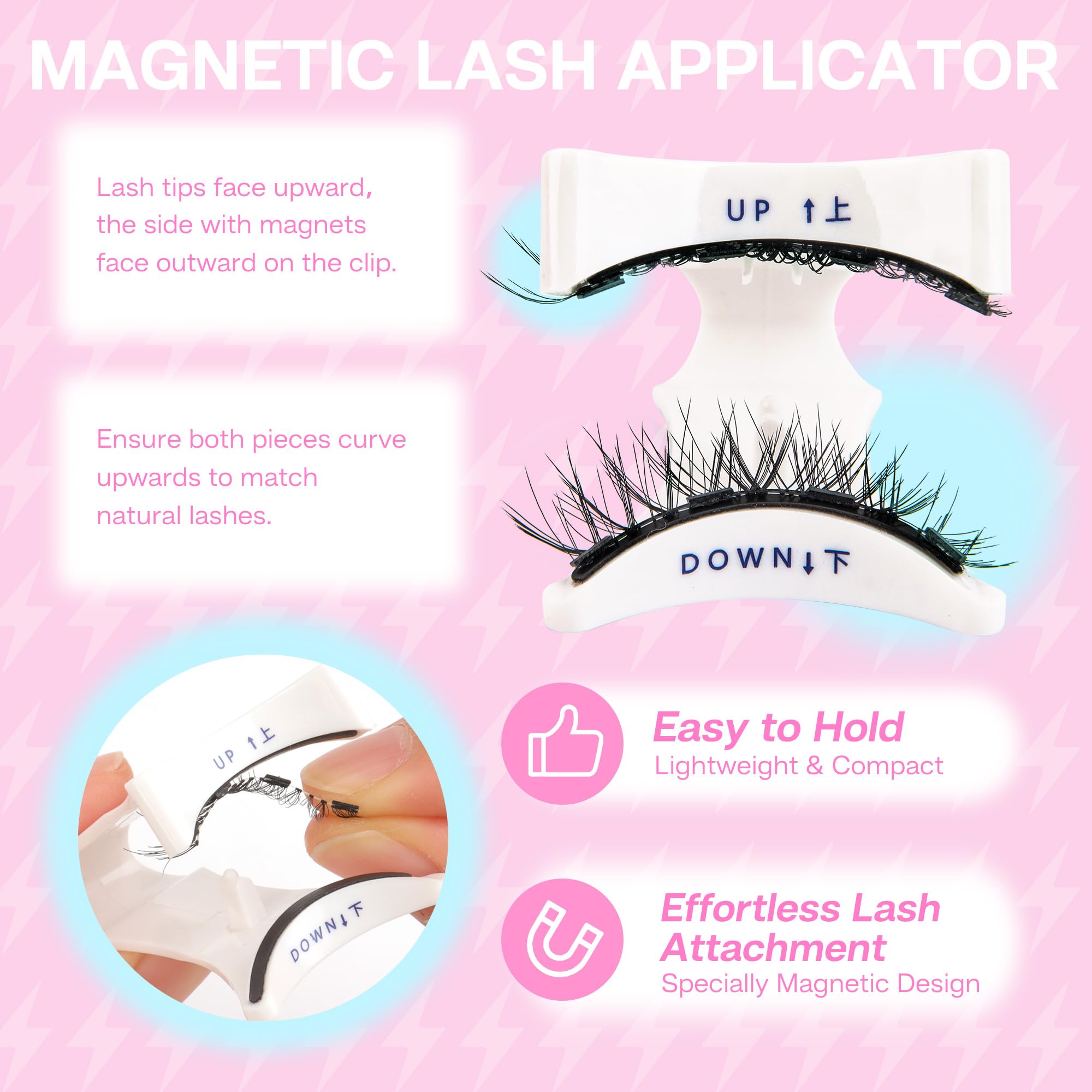 CALAILIS Natural Look Magnetic Eyelashes Kit (YC03)