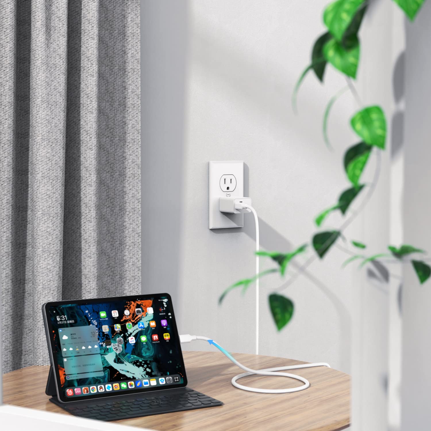 11V 6A, USB C Charger Fast Charging Cord with 3Ft USB C to USB C Charging Cable