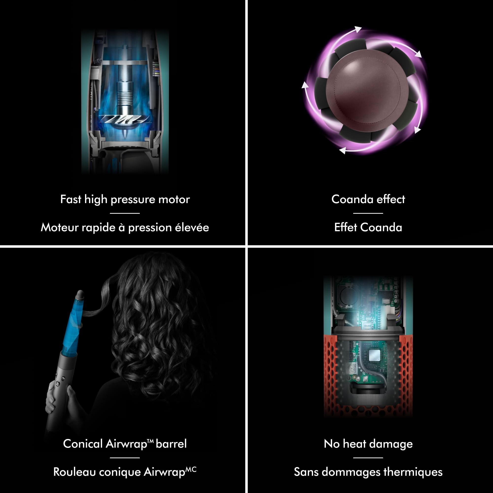 Dyson Airwrap i.d.™ multi-styler and dryer Curly+Coily in (Ceramic Pink) NEW OPEN BOX