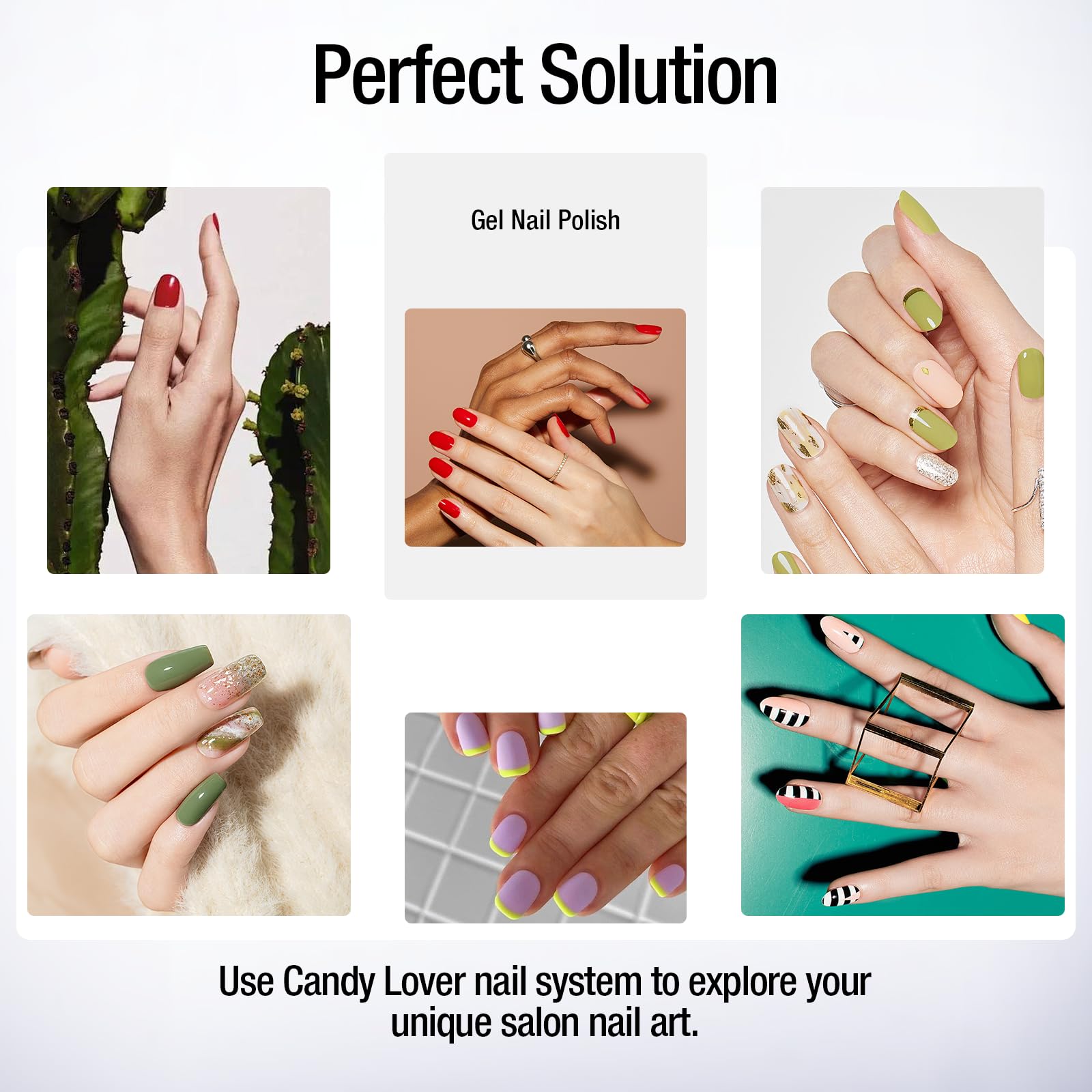 Candy Lover Gel Nail Polish Remover Kit - Gel Polish Remover and Latex Tape Peel Off Liquid with Cuticle Pusher&Nail File, Gel Remover for Nails in 3-5 Minutes, Nail Art Liquid Latex Barrier Protector