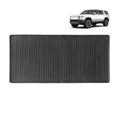 BestEvMod for Rivian R1S All Weather Trunk Mat Protection Accessories, 3D Cargo Liner TPE Material Compatible with Rivian R1S 2022-2024 2025 Interior Accessories