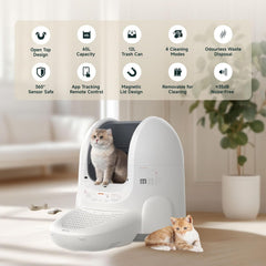 Amicura Self Cleaning Cat Litter Box Cura 2 NEW OPEN BOX