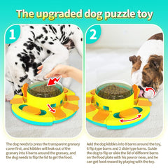 CAROZEN Interactive Toy Puzzle for S/M Dogs Treat Dispenser