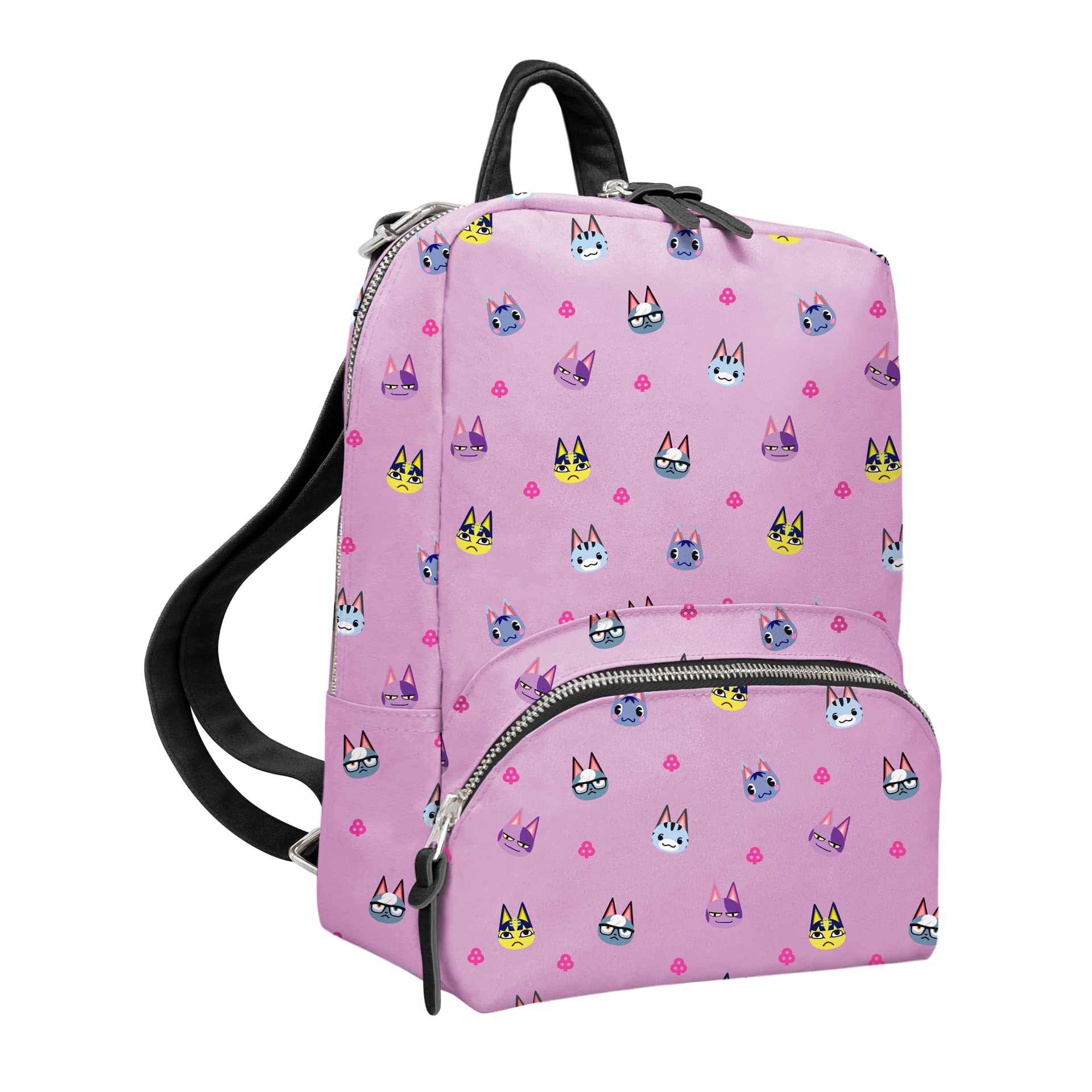 Controller Gear Animal Crossing - Small Backpack Mini Bookbag Travel Bag for Console & Accessories - Tom Nook Quilted