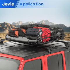 Cargo Net, Adjustable Versatile Elastic Storage Net for Car Trunk, Universal Fit for Most Vehicles .Supplied by JEVIE (47.2"x 47.2" inch)