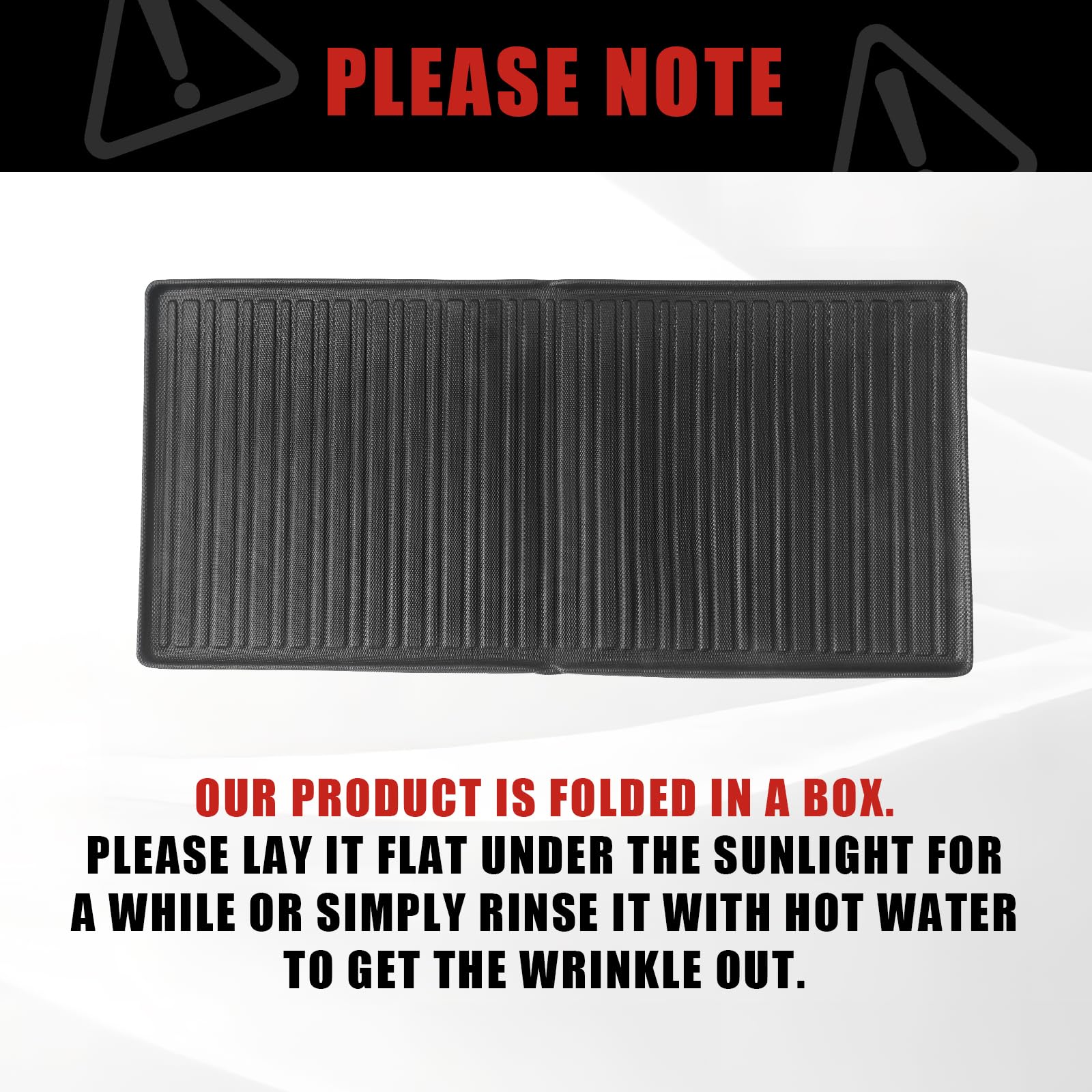 BestEvMod for Rivian R1S All Weather Trunk Mat Protection Accessories, 3D Cargo Liner TPE Material Compatible with Rivian R1S 2022-2024 2025 Interior Accessories