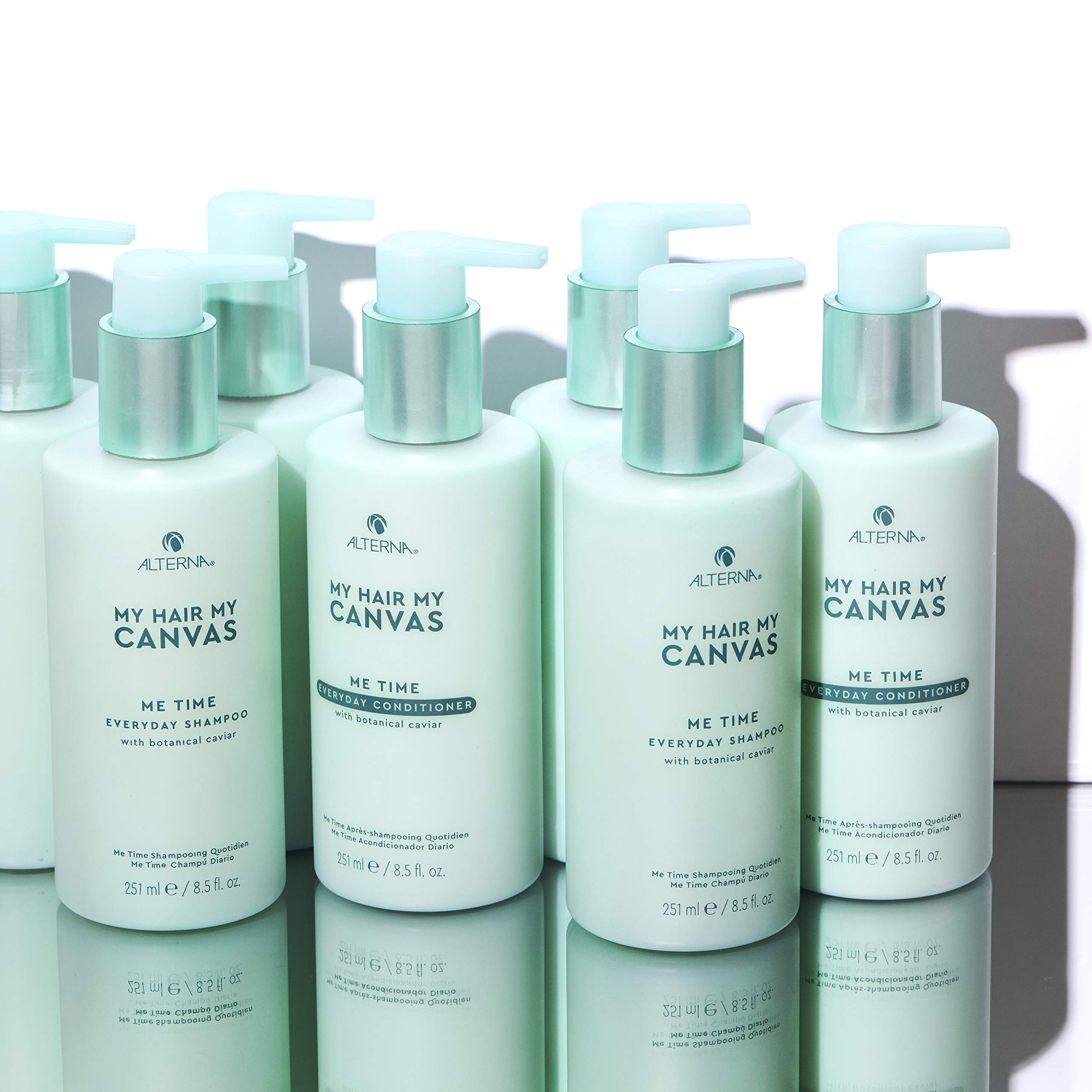 Alterna 251ml My Hair My Canvas Me Time Everyday Vegan Color-Safe Shampoo | Moisturizing & Enhances Hair Shine | Sulfate & Paraben Free