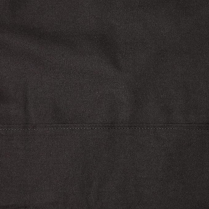 Amazon Basics Easy Care Microfiber Sheet Set with 19" Deep Pockets - King, Black