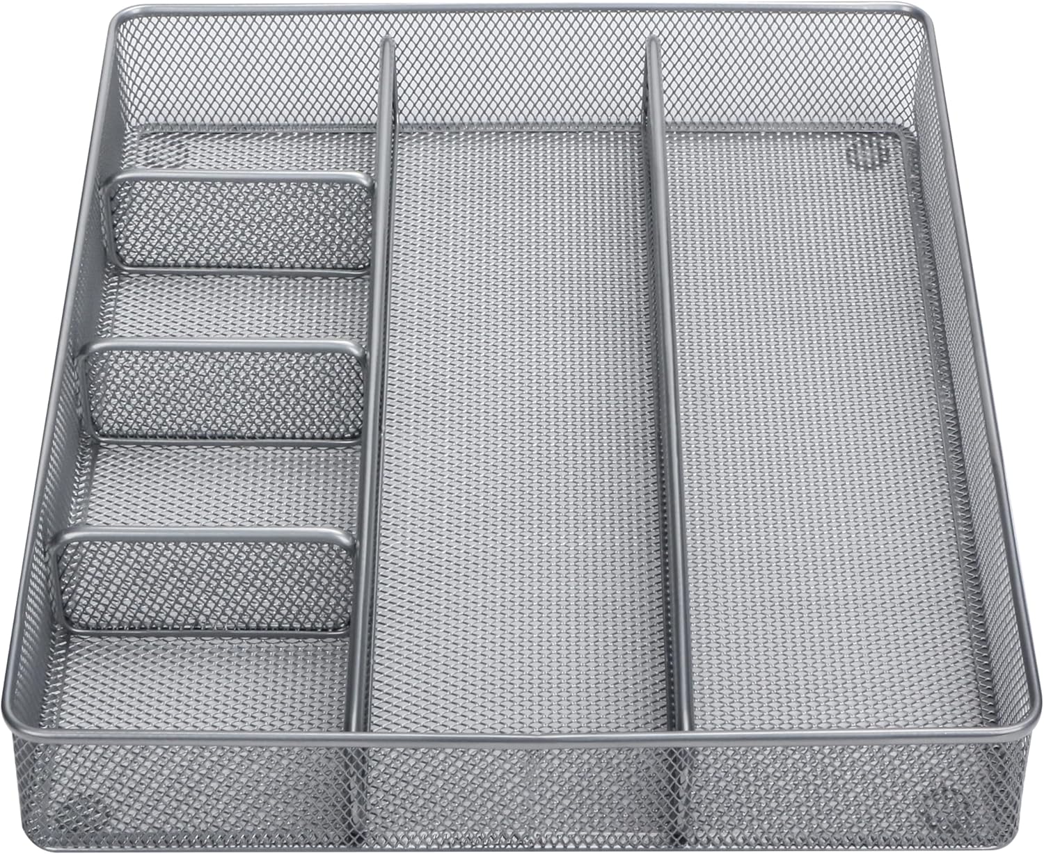 Annova Desk Drawer Organizer/Storage Tray (Silver)