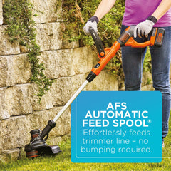 BLACK+DECKER 40V MAX String Trimmer and Edger Kit, Cordless, 13 inch, 2-in-1, (LST140C)