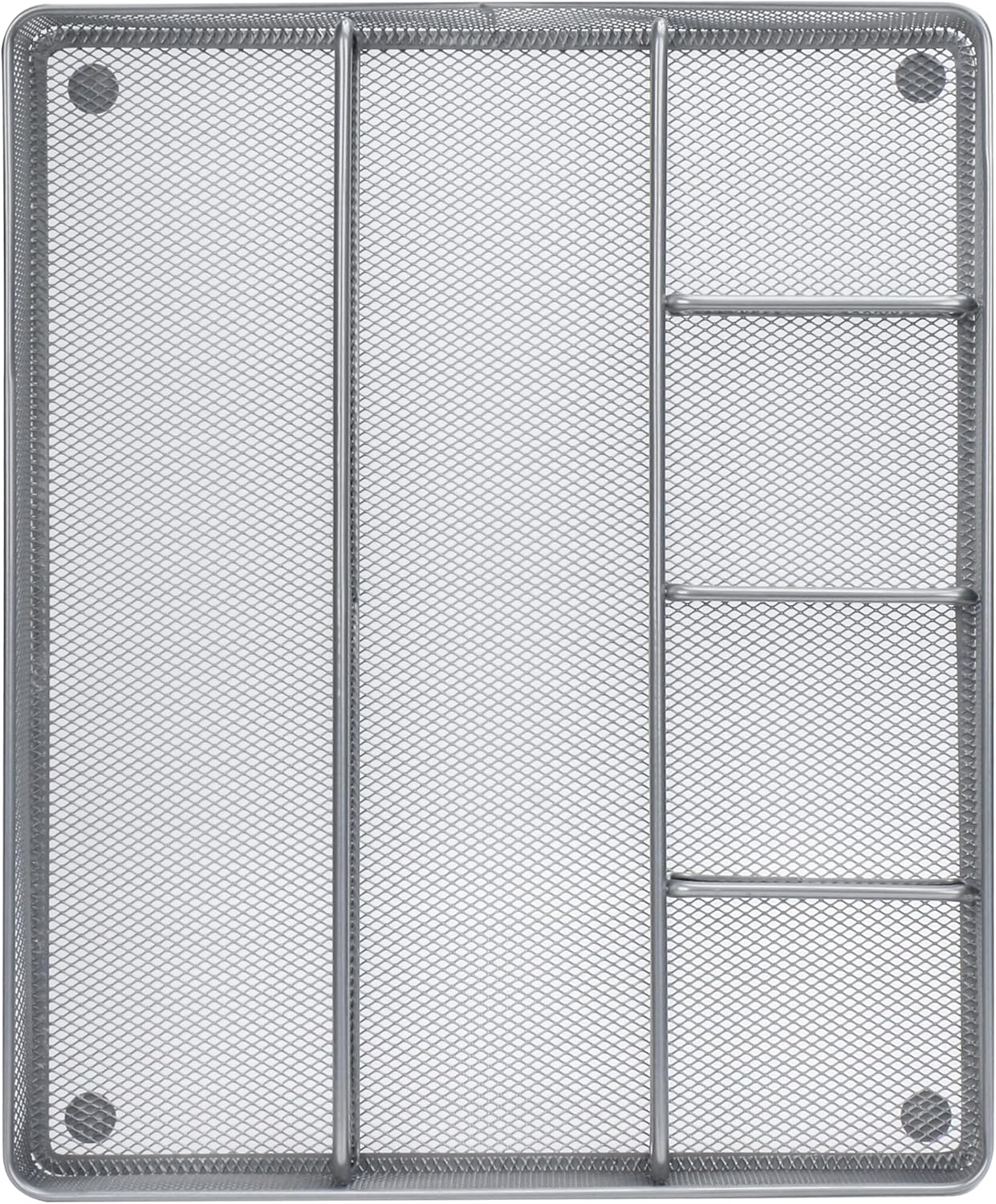 Annova Desk Drawer Organizer/Storage Tray (Silver)