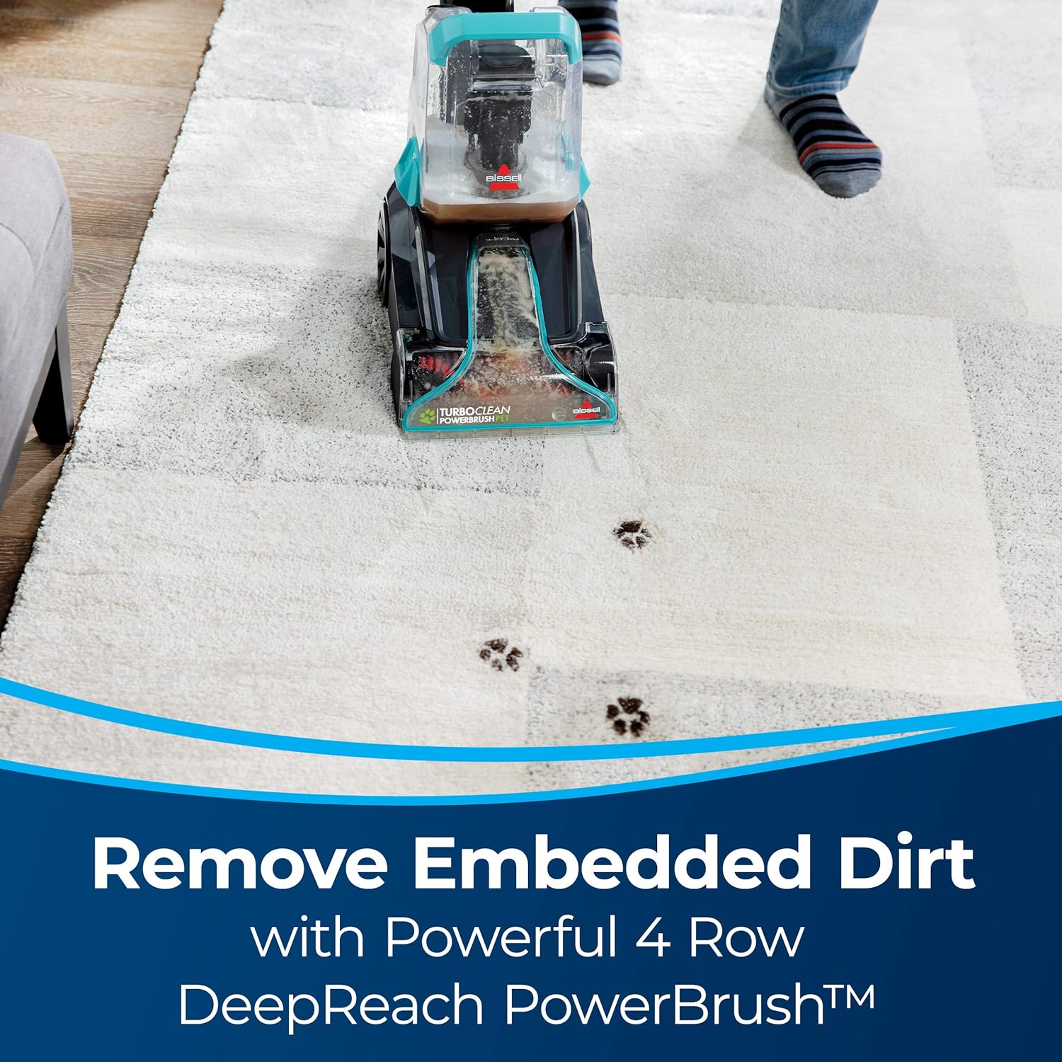 BISSELL PowerClean TurboBrush Pet Carpet Cleaner  2806D