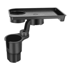 Car Cup Holder Expander with Detachable Food Tray