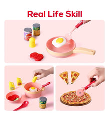 28  Pcs Kids Kitchen Toy w/ Foods