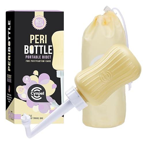 Cynpel Peri Bottle - Portable Travel Bidet for Men or Women, PALE YELLOW